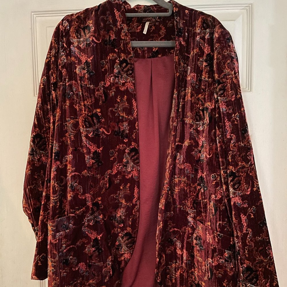 Free People Velvet Blazer